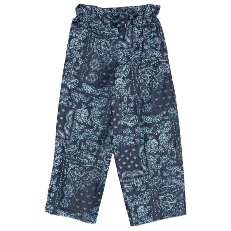 Emporio Armani Printed cotton trousers