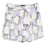 Emporio Armani Abstract Print Pleated Shorts