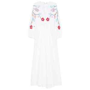 Forte Forte Embroidered cotton dress