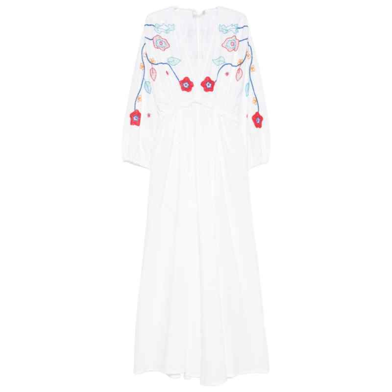 Forte Forte Embroidered cotton dress