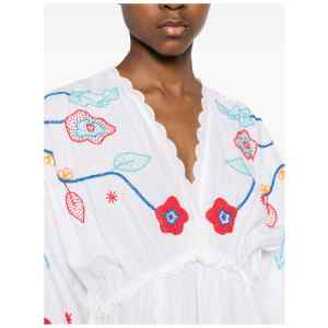 Forte Forte Embroidered cotton dress