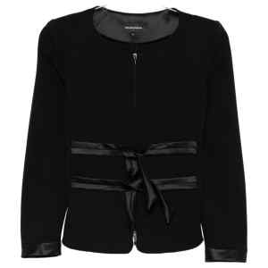 Emporio Armani Collarless Zip-Front Jacket