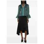 Emporio Armani Wave Pattern Zip-Front Jacket