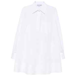 Stella McCartney A-line silhouette Cotton mini shirtdress