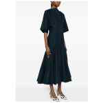 Jacquemus V-neck button fastening La Robe Moisson midi dress