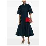 Jacquemus V-neck button fastening La Robe Moisson midi dress