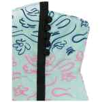 Emporio Armani Floral Embroidery Strapless Top