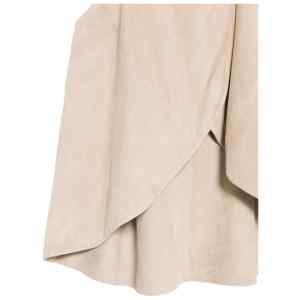 Emporio Armani Goat Leather Suede Sleeveless Top