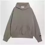 Fear of God Essentials Taupe cotton fleece hoodie