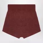 Fear of God Essentials Burgundy Honeycomb Short