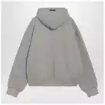 Fear of God Essentials Smoke-grey sweatshirt with logo print