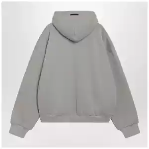 Fear of God Essentials Smoke-grey sweatshirt with logo print