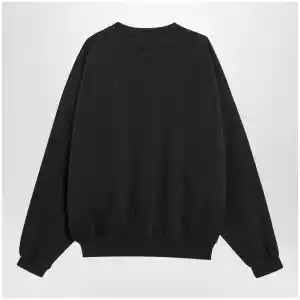 Fear of God Essentials Training 90s black cotton fleece sweatshirt