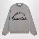 Fear of God Essentials Faded Seal cotton fleece crewneck sweatshirt