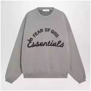 Fear of God Essentials Faded Seal cotton fleece crewneck sweatshirt