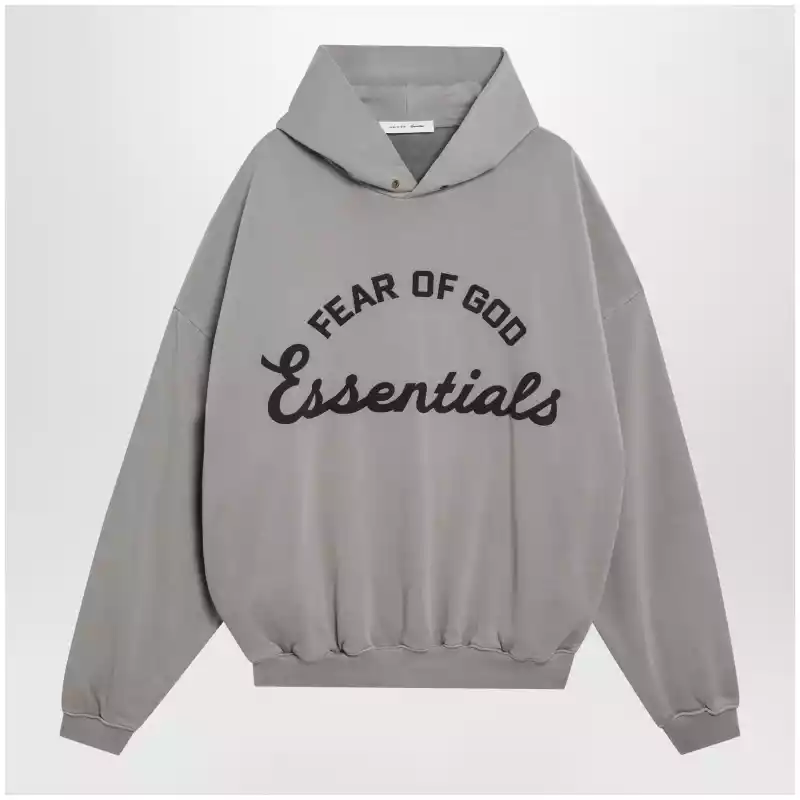 192SP264463F_S_FEARE-FS.x Fear of God Essentials Training 90s Faded Seal cotton fleece sweatshirt