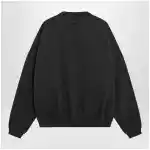Fear of God Essentials Black cotton crewneck sweatshirt