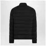 Moncler Slim-fit down jacket in black shell with applied logo