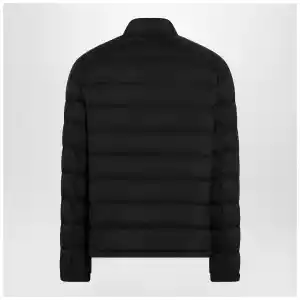 Moncler Slim-fit down jacket in black shell with applied logo