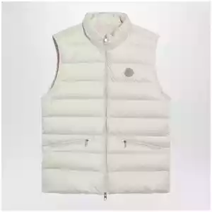 Moncler Lechtal padded gilet with zip in beige