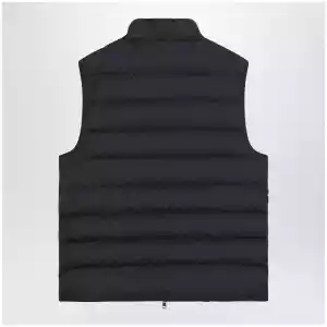 Moncler Lechtal padded zip vest navy blue