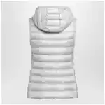 Moncler Glygosse hooded down vest in green nylon