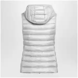 Moncler Glygosse hooded down vest in green nylon