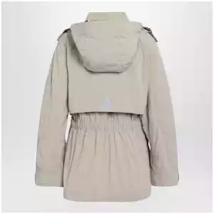Moncler Grenoble Light beige Nimba jacket with drawstring