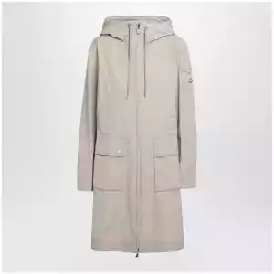 Moncler Leandro parka jacket beige