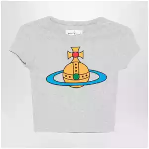 Vivienne Westwood Grey melange Baby Peru T-shirt