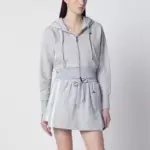 Vivienne Westwood Grey cropped sweatshirt with Orb logo