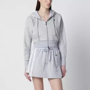 Vivienne Westwood Grey cropped sweatshirt with Orb logo
