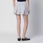 Vivienne Westwood Grey mini skirt with Orb logo