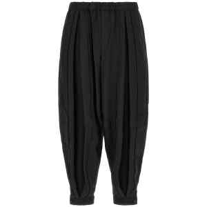 Comme Des Garcons Black Barrel Leg Pants
