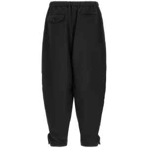 Comme Des Garcons Black Barrel Leg Pants