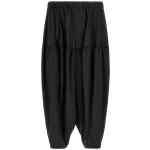 Comme Des Garcons Black Barrel Leg Pants