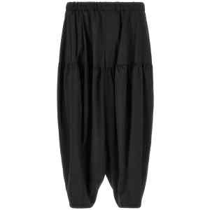 Comme Des Garcons Black Barrel Leg Pants