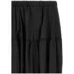 Comme Des Garcons Black Barrel Leg Pants