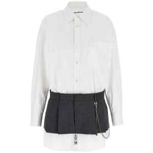 Alexander Wang Pre-styled Shirt Dress W Chain Dress