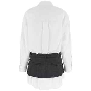 Alexander Wang Pre-styled Shirt Dress W Chain Dress