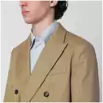 Dries Van Noten Camel double-breasted jacket