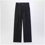 Dries Van Noten Wide-leg indigo blue jeans