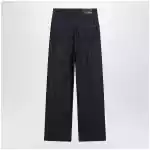 Dries Van Noten Wide-leg indigo blue jeans
