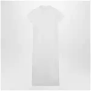 Polo Ralph Lauren Long dress in white cotton with logo