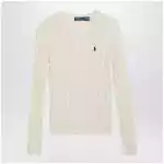 Polo Ralph Lauren Cream cable-knit cotton sweater