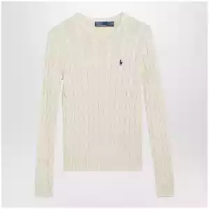 Polo Ralph Lauren Cream cable-knit cotton sweater