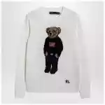 Polo Ralph Lauren White Polo Bear sweater