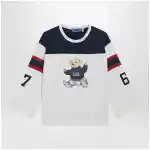 Polo Ralph Lauren Polo Bear oversized cotton T-shirt in white/navy
