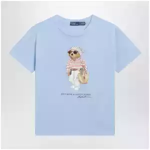 Polo Ralph Lauren Light blue Polo Bear T-shirt