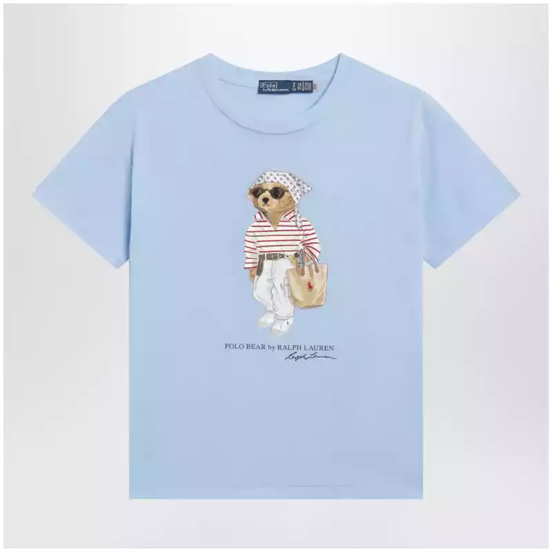 Polo Ralph Lauren Light blue Polo Bear T-shirt